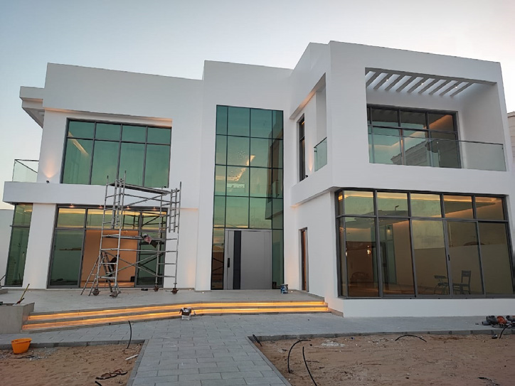 Modern villa exterior